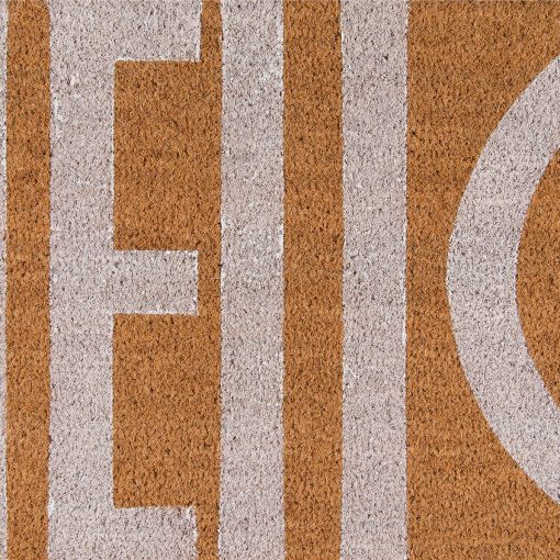 Hello Large Text Graphic Door Mat - White - 1'6"x2'6"
